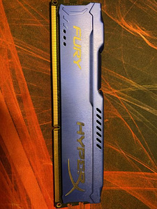 HyperX FURY 4GB 1600MHz DDR3 CL10 DIMM — синий — (HX316C10F