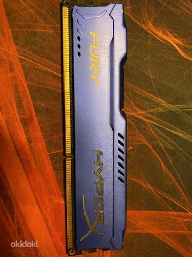 HyperX FURY 4GB 1600MHz DDR3 CL10 DIMM - Sinine - (HX316C10F (foto #1)