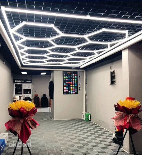 Hexagonal lights (for garage, gym, office) (foto #1)