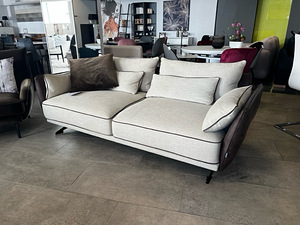 Monroe 3 seater Leather frame Bergamo / Vinci Sand (1 foto / 2)