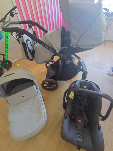 3-ühes jalutuskäru Nordbaby active +