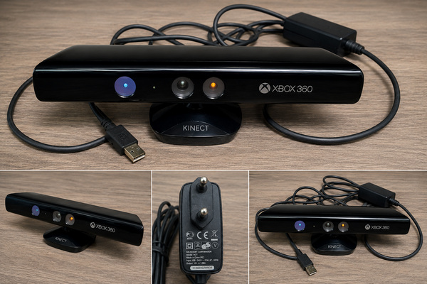 Xbox 360 Kinect + оригинальный адаптер питания Microsoft, в рабочем состоянии