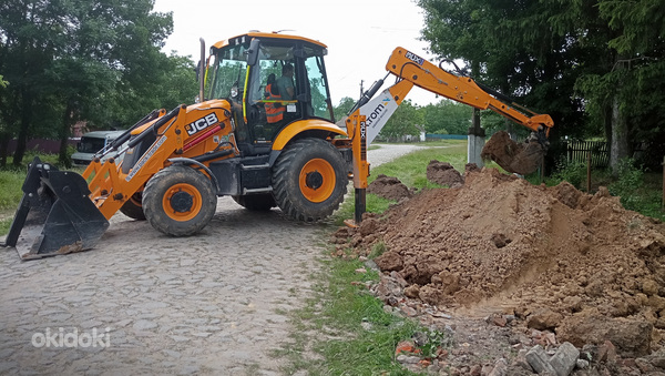 Послуги екскаватора JCB 3CX Послуги спецтехніки Водопровід (фото #4)