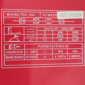Keevitusmasin SUPTEC TIG-200 (4 foto / 10)