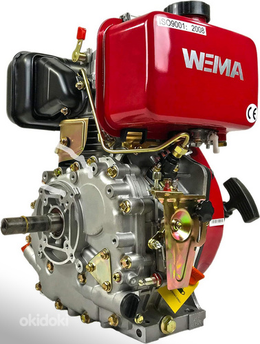 Дизельный двигатель Weima WM178F с бумажным фильтром 25 мм. (фото #2)
