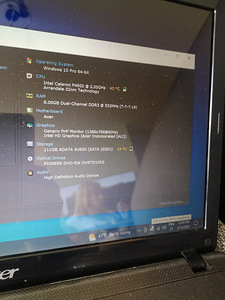 Acer E529, 8GB RAM, 120SSD (5 foto / 6)