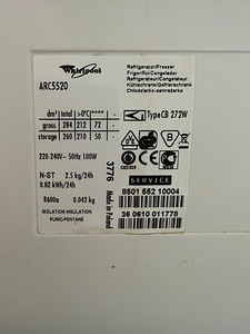 Külmkapp Whirlpool ARC 5520 | Economy külmkapp (6 foto / 6)