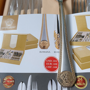 Leonardo Milano-Italy 24carat gold Cutlery (4 foto / 5)