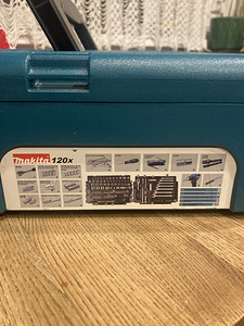 Makita 120 osaline tööriistakast. Uus (7 foto / 8)