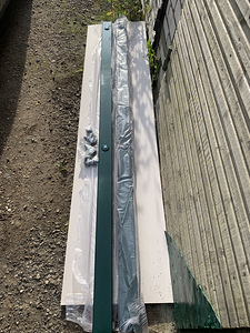 3D Tiibvärava 2 posti. 80x80x2200mm. Koos 4 hingega (5 foto / 8)