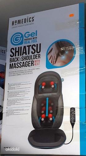 Homedics Gel Shiatsu Back/Shoulder Massager Массажное кресло (фото #2)