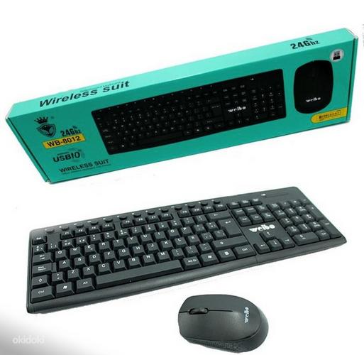 Juhtmevaba klaviatuur ja hiir Wireless WB-8012 (foto #3)