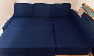 Nurgadiivan IKEA Friheten koos pesukastiga (8 foto / 10)