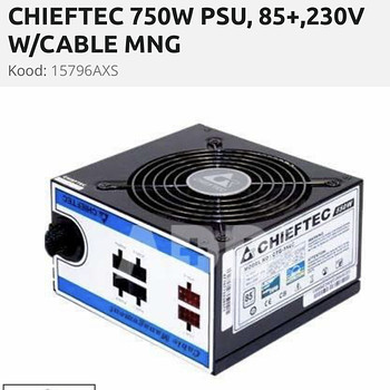 Toiteplokk CHIEFTEC 750w