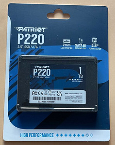 1TB SSD kõvakettas SATA3 2.5 PATRIOT (1 foto / 1)