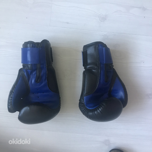 Тренировочные перчатки и протекторы для кикбоксинга (для детей до 10 лет) (фото #1)