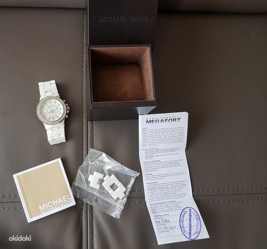 Michael Kors White Ceramic Chronograph kell MK 5391 (foto #2)