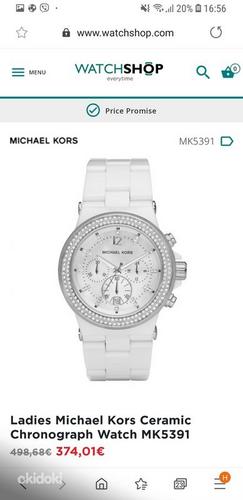 Michael Kors White Ceramic Chronograph часы MK 5391 (фото #3)