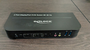 DeLock KVM 2x DP 1.4, USB 3.0 (1 foto / 6)