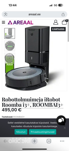 Робот пылесос iRobot Roomba i3+