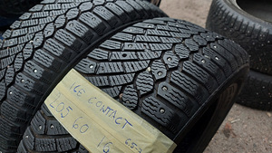 205/60/16 Continental IceContact 2tk 6.5mm 30eur (1 foto / 1)