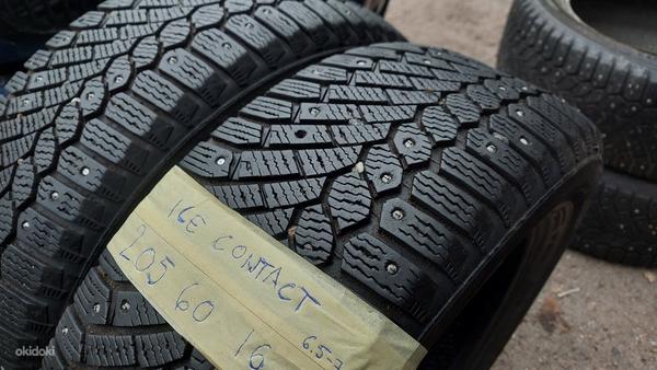 205/60/16 Continental IceContact 2tk 6.5mm 30eur (foto #1)