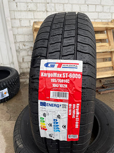195/70/R14C GT Radial Kargomax ST-6000 kaubiku suverehvid (1 foto / 1)