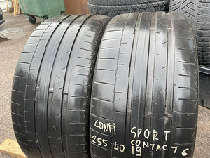 255/40/R19 Continental Sportcontact 6 suverehvid ~4mm (1 foto / 1)