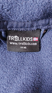 Eemaldatava fliisvoodriga Trollkids jope 116 (4 foto / 5)