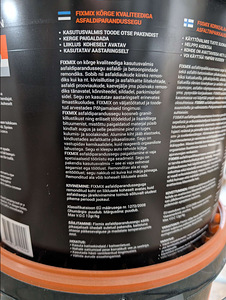 Kaks ämbrit külma asfalti FIXMIX 10L (2 foto / 4)