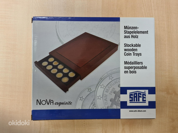 Монетный ящик noVA Exquisite 6850 - НОВИНКА - для капсул 50х50мм (фото #1)