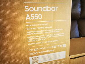 Uhiuus Soundbar Samsung 2.1 HW-A550 410 W Bluetooth (8 foto / 8)