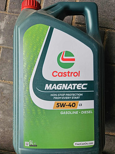 Uus mootoriõli CASTROL 5W40 MAGNATEC C3 5L (2 foto / 7)