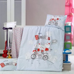 Beebi voodipesu Victoria Bebek Pink (5 foto / 8)