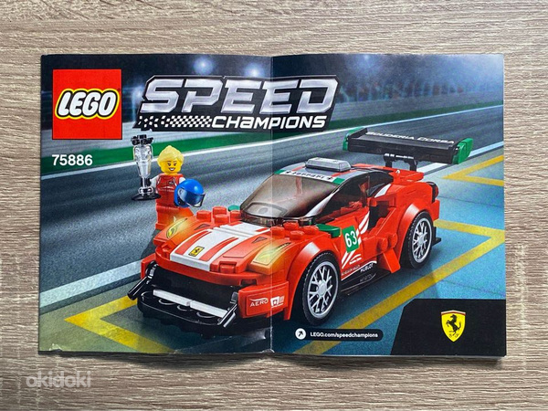 Lego 75886 Speed Champions Ferrari 488 GT3 Лего Феррари (фото #1)
