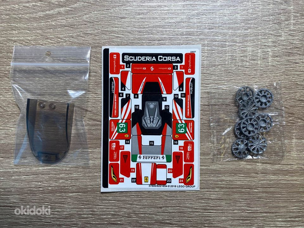 Lego 75886 Speed Champions Ferrari 488 GT3 Лего Феррари (фото #4)