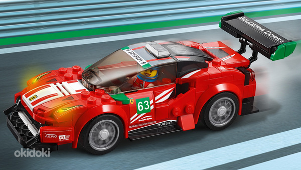 Lego 75886 Speed Champions Ferrari 488 GT3 Лего Феррари (фото #6)