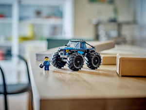 Lego City 60402 Blue Monster Truck Лего Сити Город Джип (10 фото из 10)