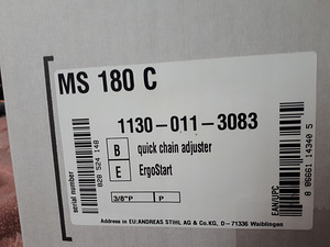 Бензопила STIHL MS180 C-BE новая в упаковке (2 фото из 4)