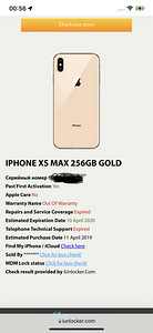 iPhone XS max 256