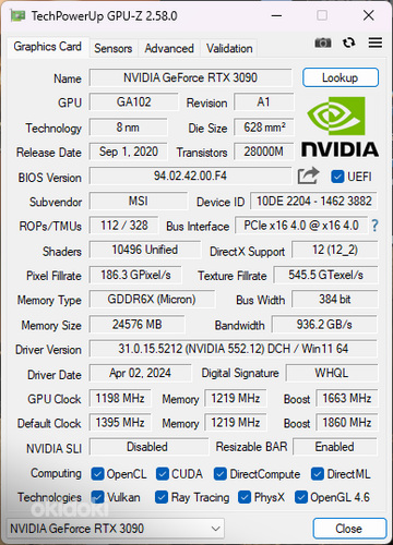 GeForce RTX™ 3090 SUPRIM X 24G Thermal pads replaced! (foto #3)