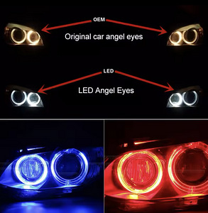 BMW led angel eyes 120w h8 BMW F01 E90 E92 E82 E60 E70 E71 (6 foto / 7)