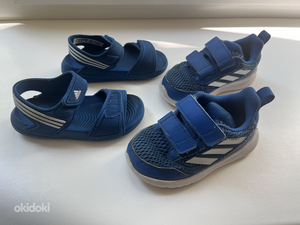 Adidas jalatsikomplekt sandaalid ja tossud 23.5