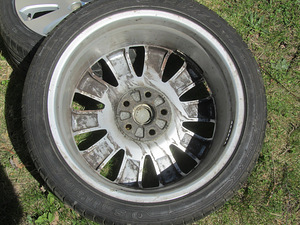 Оригинальные диски Opel R19 5x120, шины 245/40 19 6 мм DOT21 (6 фото из 9)