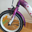 Велосипед для девочки 14". Со страховочными колёсами. (фото #4)
