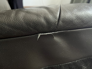 Recliner nahkdiivan (5 foto / 5)