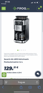 Кофемашина Severin (2 фото из 3)