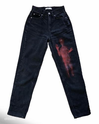 Разрисованные джинсы hand made (фото #1)