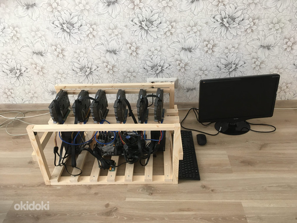 Майнер криптовалюты 6x RTX 2060 6GB