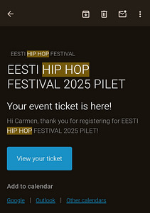 Müüa Eesti Hip Hop Festivali 2-päeva pass (1 foto / 2)